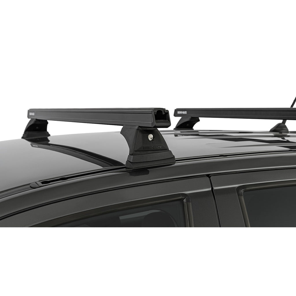 Kit 2 barres de toit Heavy Duty noires 1250mm RCH Rhino-Rack – Ford Ranger & Raptor (2012->) – vue 6