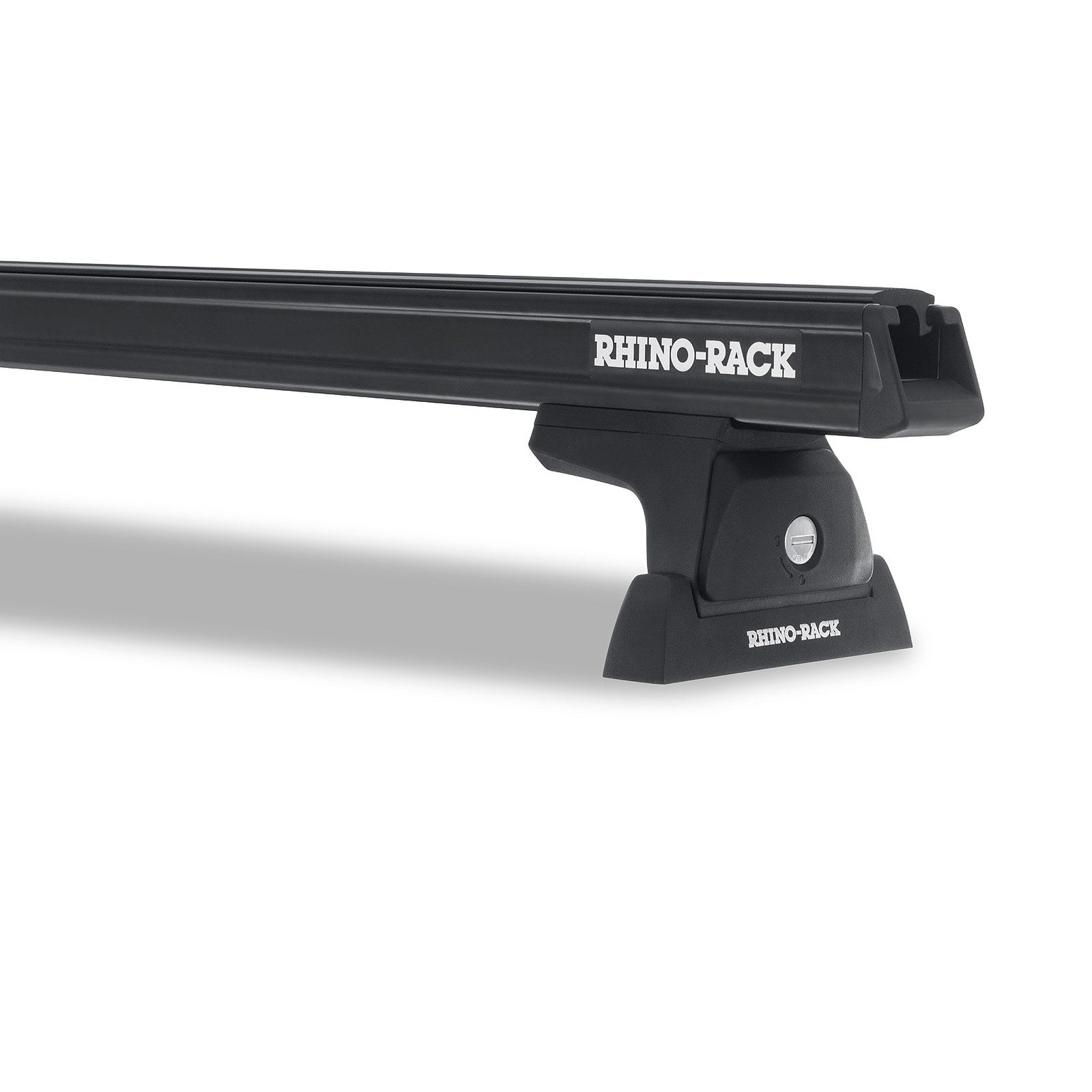 Kit 2 barres de toit Heavy Duty noires 1500mm + pieds RLT600 Rhino-Rack – Ford Ranger & Raptor – vue 2