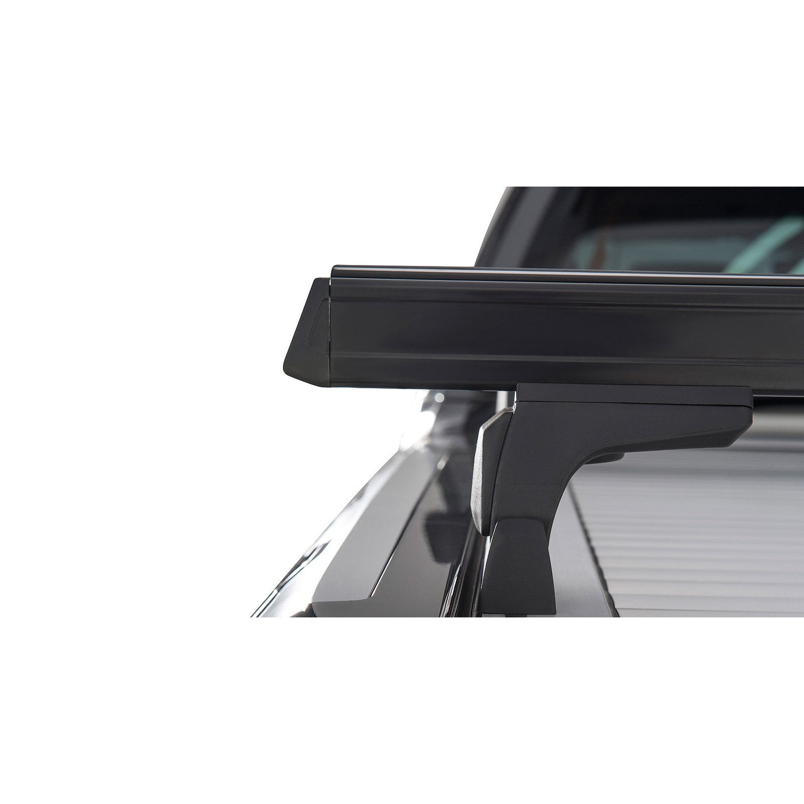 Kit 2 barres de toit Heavy Duty noires 1500mm + pieds RLT600 Rhino-Rack – Ford Ranger & Raptor – vue 3