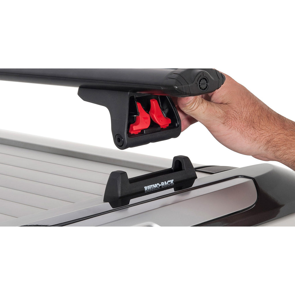 Kit 2 barres de toit Rhino-Rack Sportz RLT600 1500mm – Ford Ranger Wildtrak T6/T7/T8 (2012-2023) – vue 6