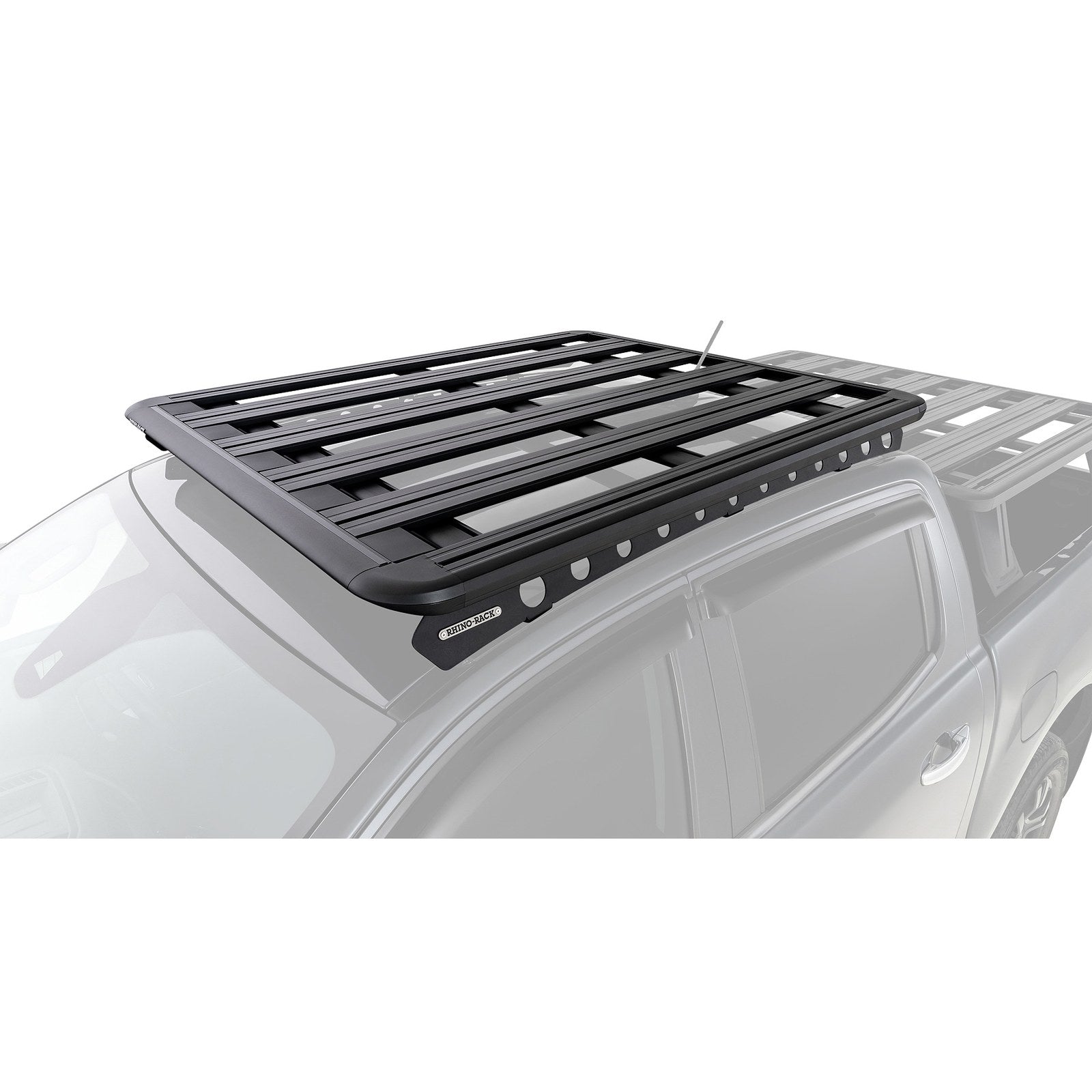 Kit galerie Pioneer 6 Rhino-Rack 1500x1240mm + Backbone – Ford Ranger & Raptor – vue 5