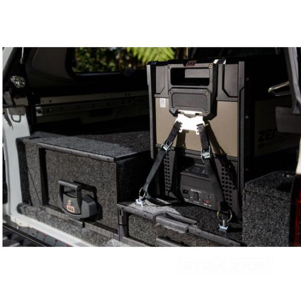 Kit plancher latéral ARB Outback benne sans bac de protection – Ford Ranger T9 (2023+) – vue 2