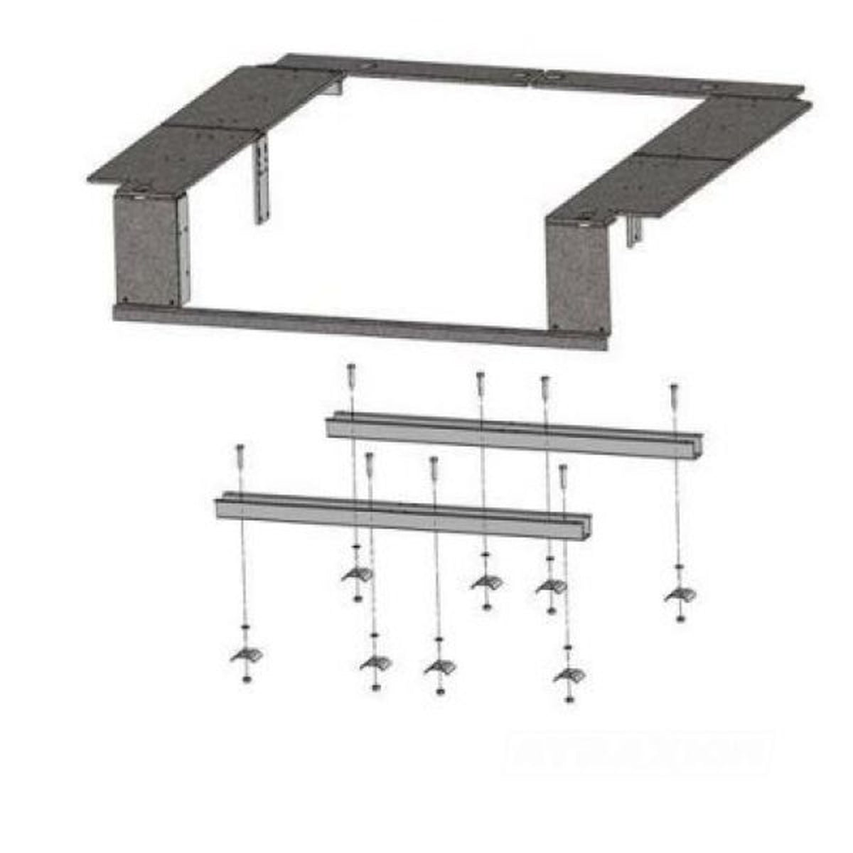 Kit plancher latéral ARB Outback benne sans bac de protection – Ford Ranger T9 (2023+) – vue 3
