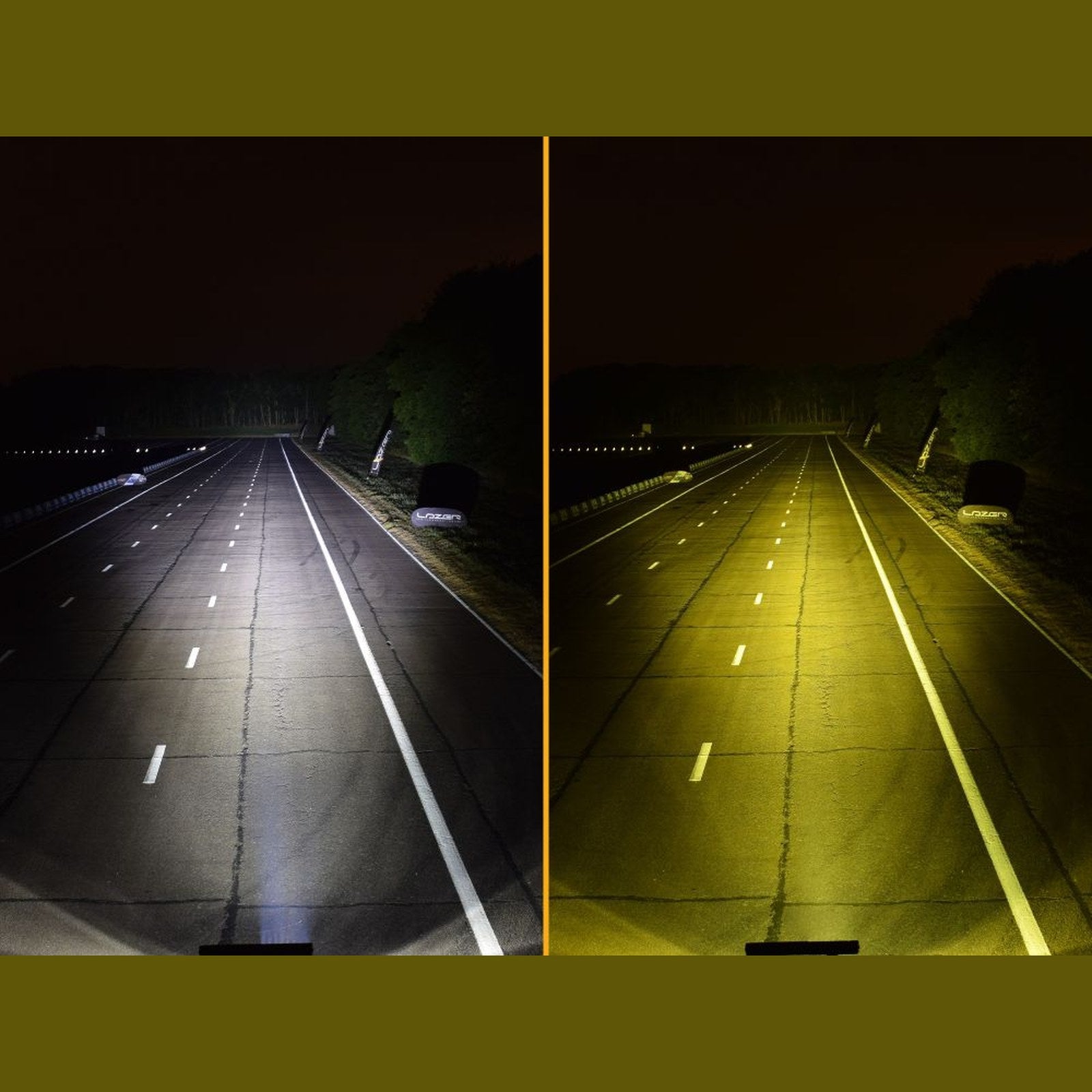 Lentille jaune Triple-R 15° montage horizontal LAZER – Ford Ranger