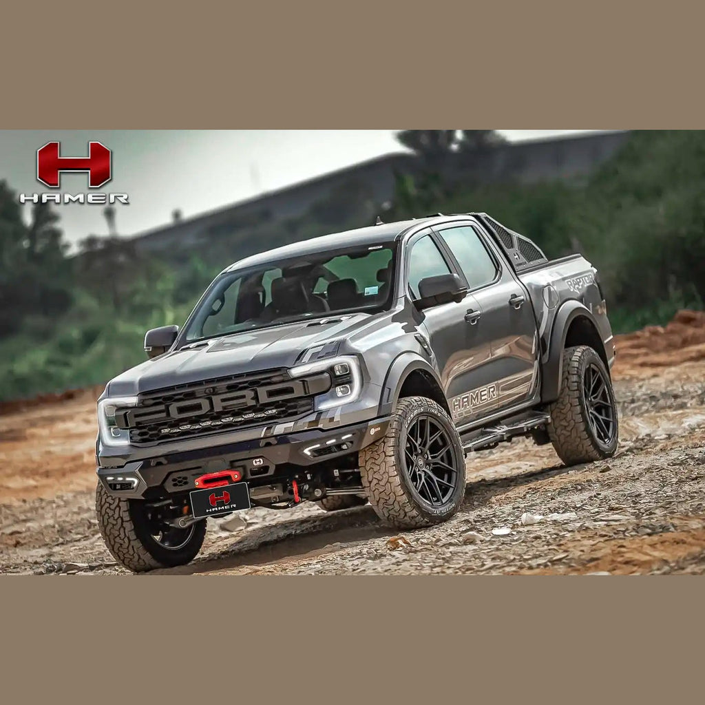 Pare-chocs avant acier HAMER Atlas – Ford Ranger Raptor (2023+) – vue 5