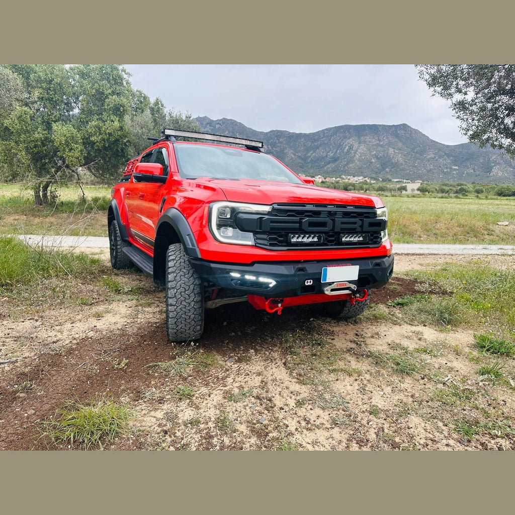 Pare-chocs avant acier HAMER Atlas – Ford Ranger Raptor (2023+) – vue 14