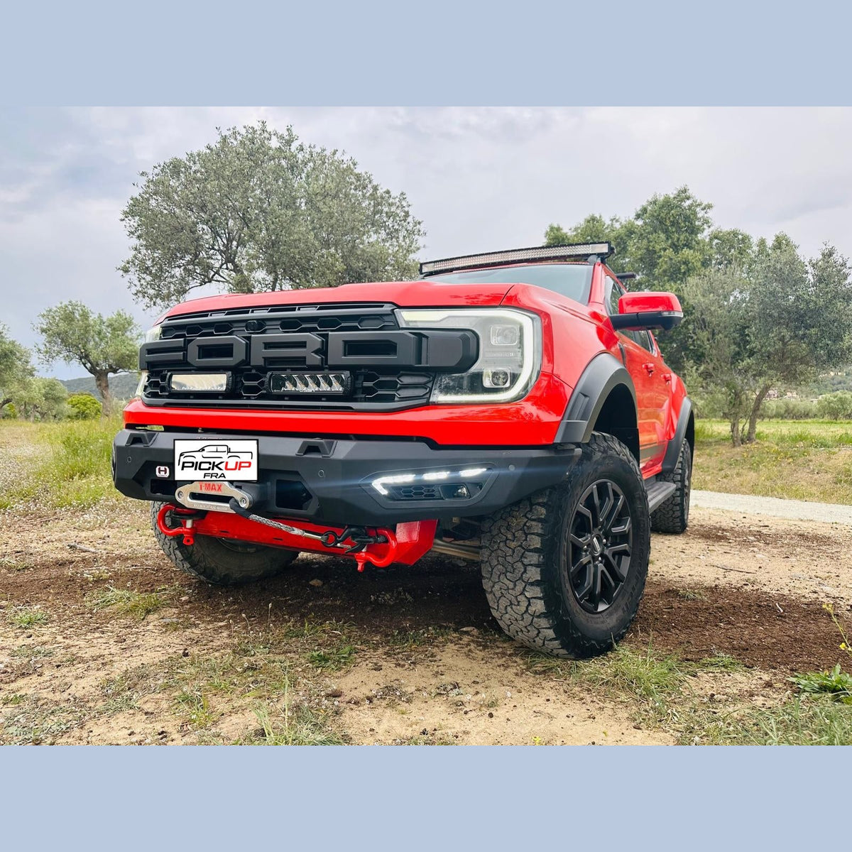 Pare-chocs avant acier HAMER Atlas – Ford Ranger Raptor (2023+) – vue 16