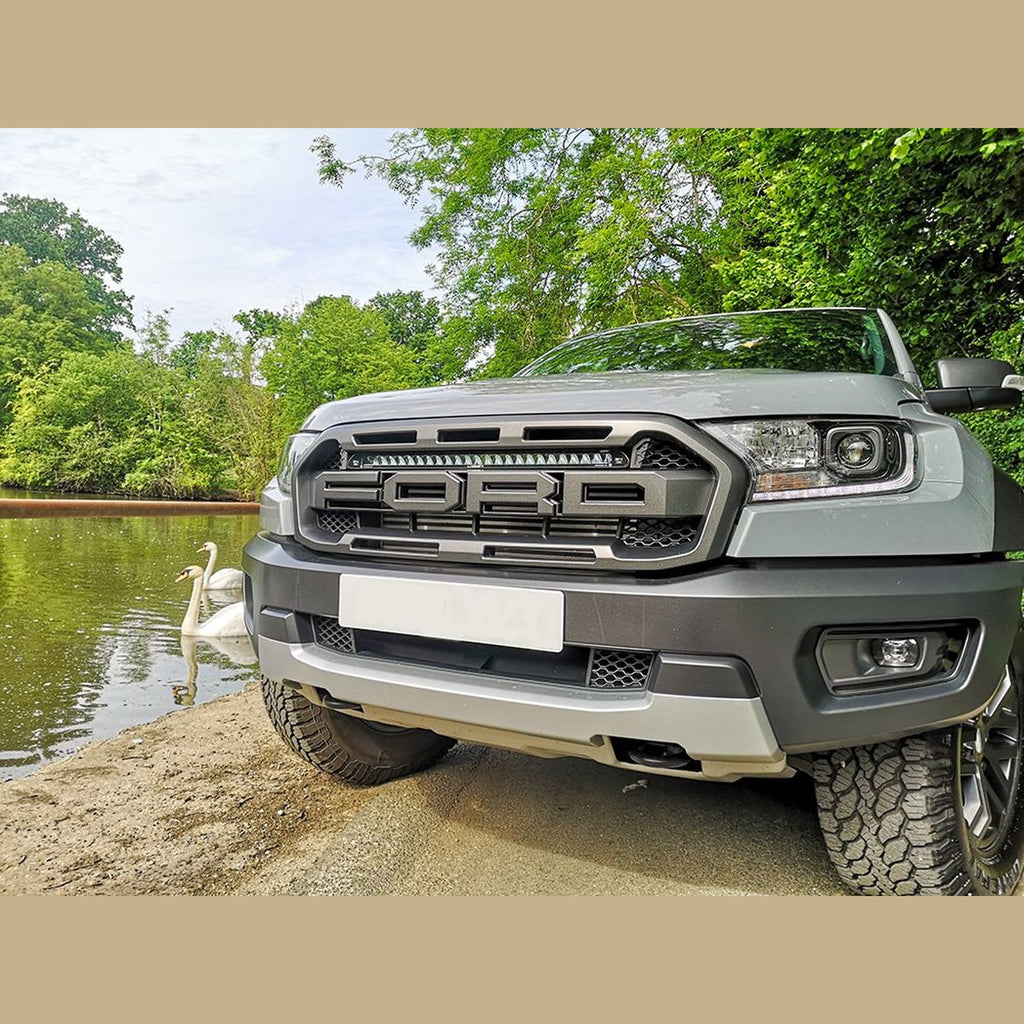 Phare LED LAZER Linear 24 Elite double e-mark – Ford Ranger 4x4 off-road – vue 3