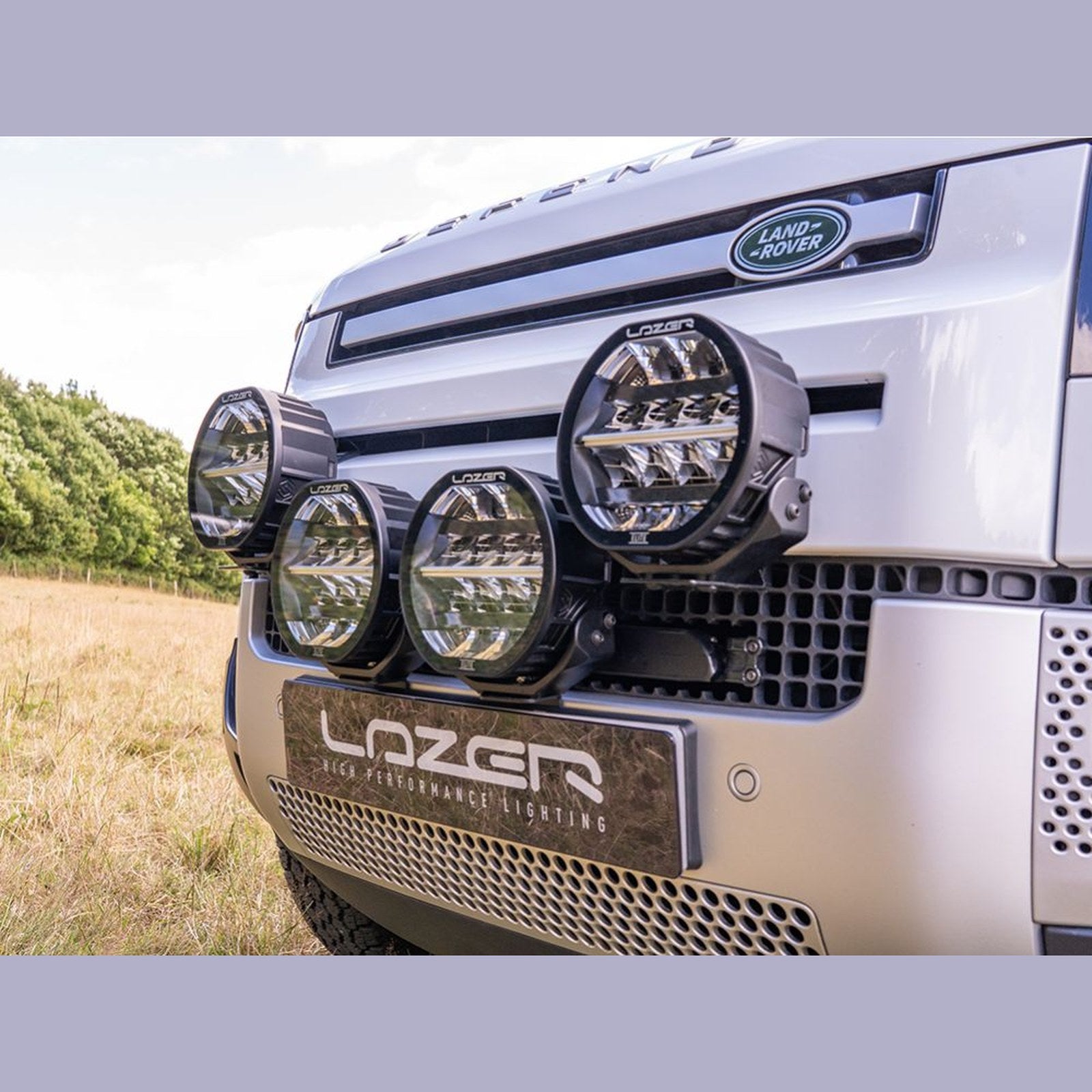 Phare LED LAZER Sentinel 7" noir feux route combo 5208 Lm – Ford Ranger – vue 5