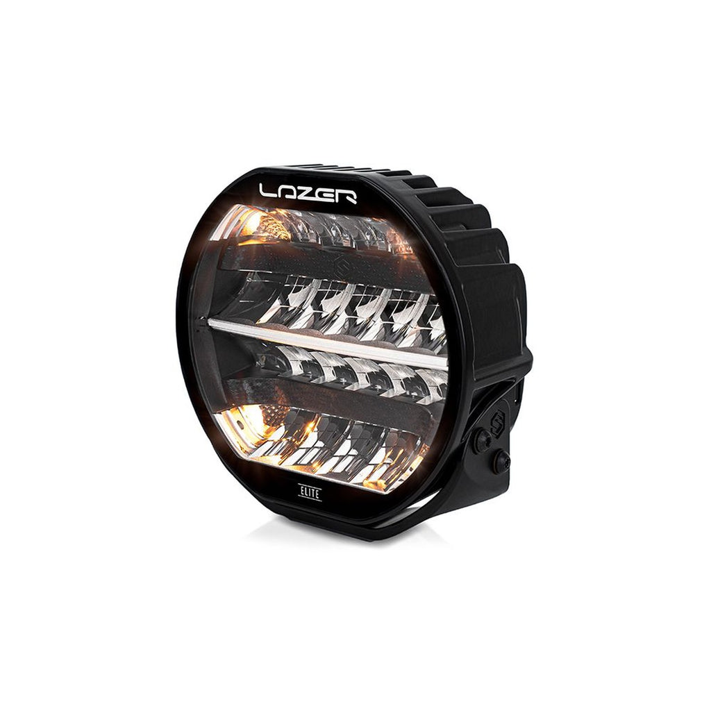 Phare LED Lazer Sentinel 9" Noir feux de position – Ford Ranger 4x4 – vue 2
