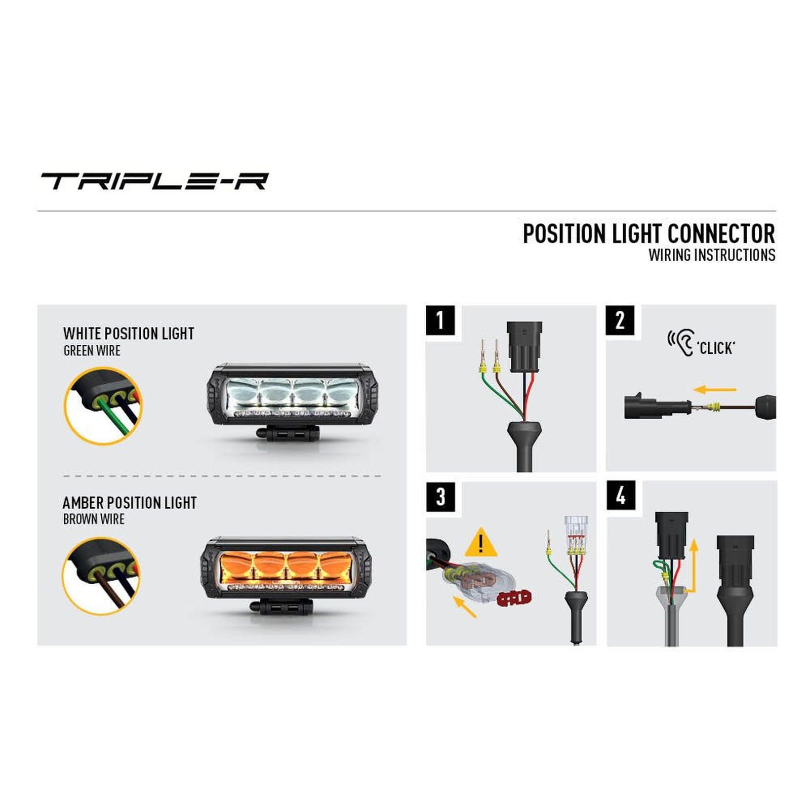 Phare LED LAZER Triple-R 4 (750) Beacon 5400 lm – Ford Ranger 4x4 – vue 5