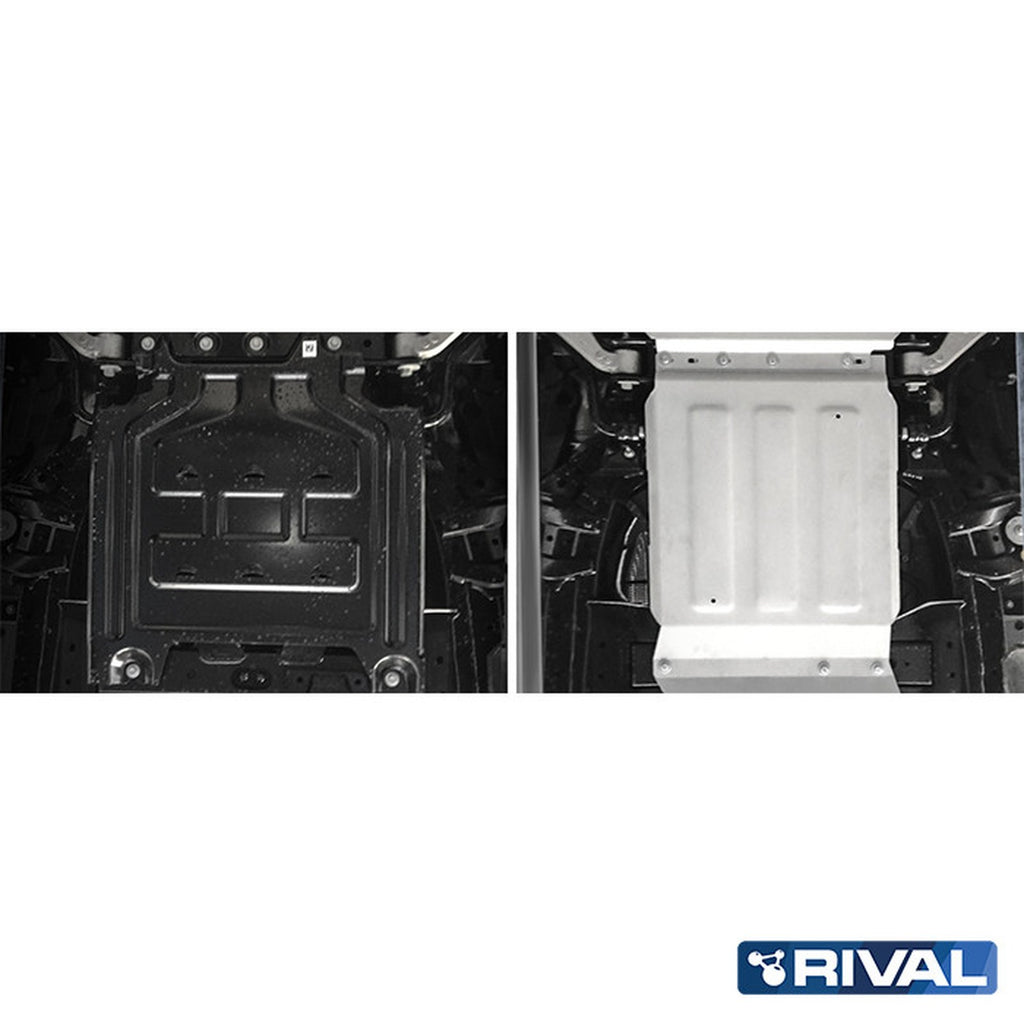 Plaque de protection boîte de vitesses aluminium RIVAL – Ford Ranger T6 à T9 (2012->) – vue 2