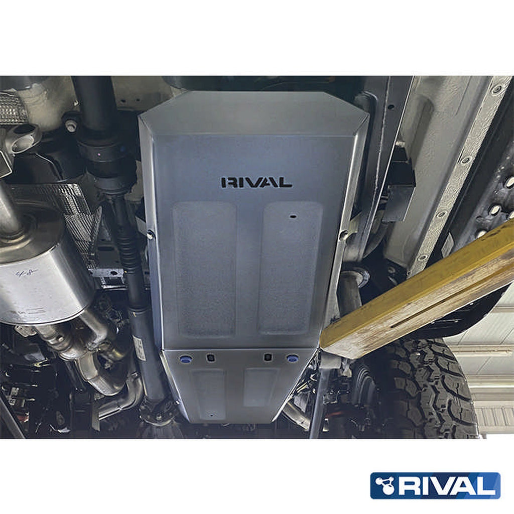 Plaque de protection réservoir Rival aluminium 6 mm – Ford Ranger Raptor (2019-) – vue 1