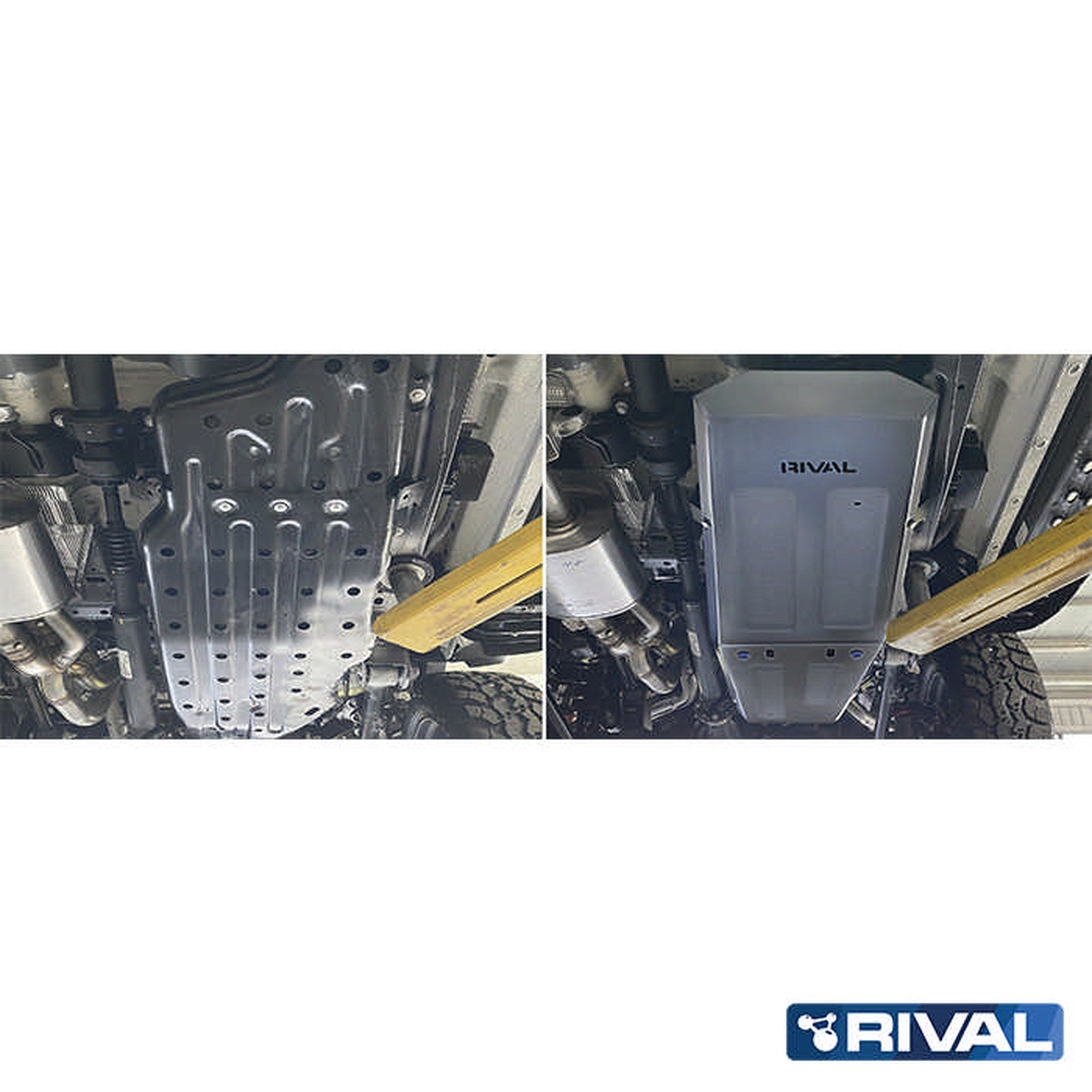 Plaque de protection réservoir Rival aluminium 6 mm – Ford Ranger Raptor (2019-) – vue 2