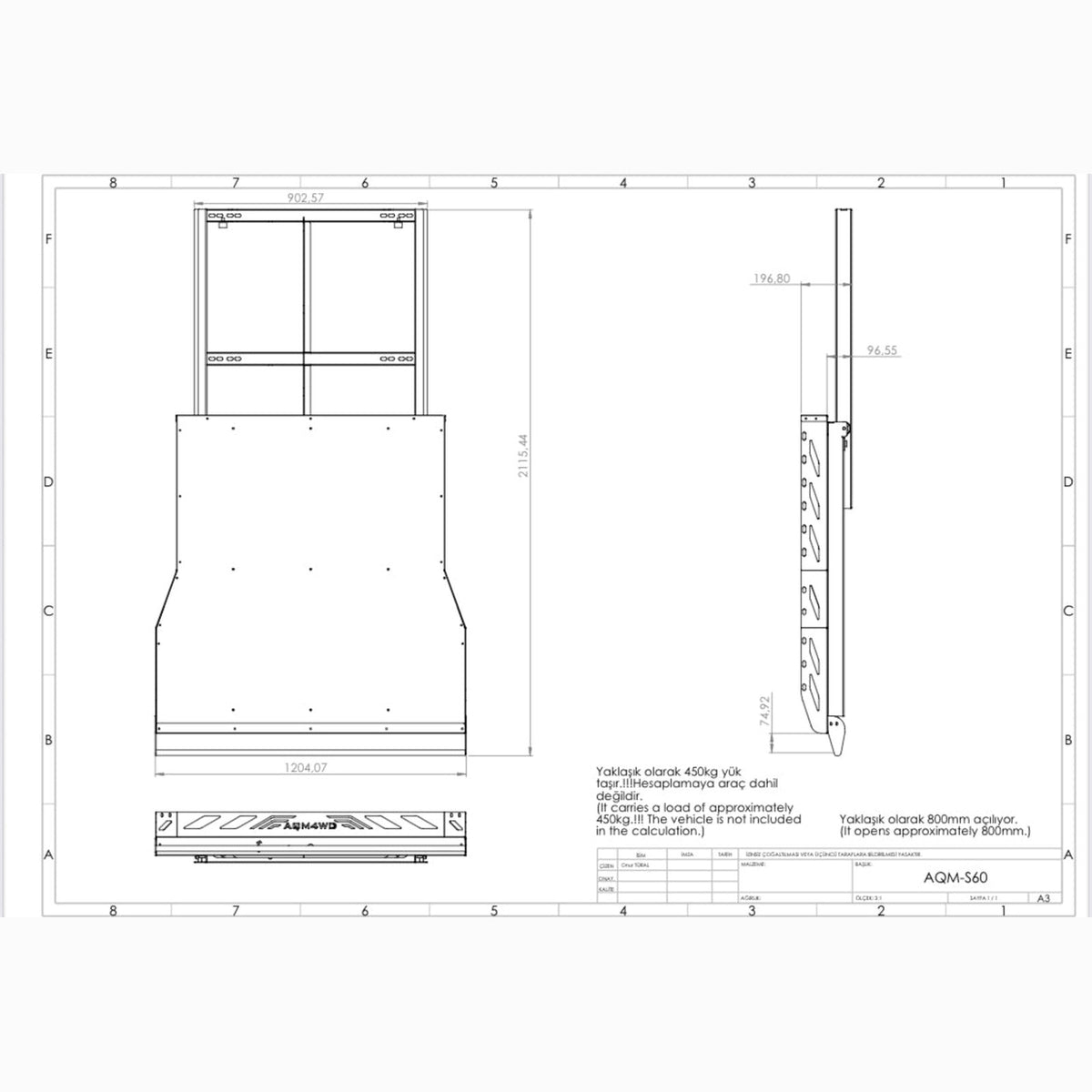 Plateau coulissant de benne Pickup-FRA – Ford Ranger & Raptor – vue 15