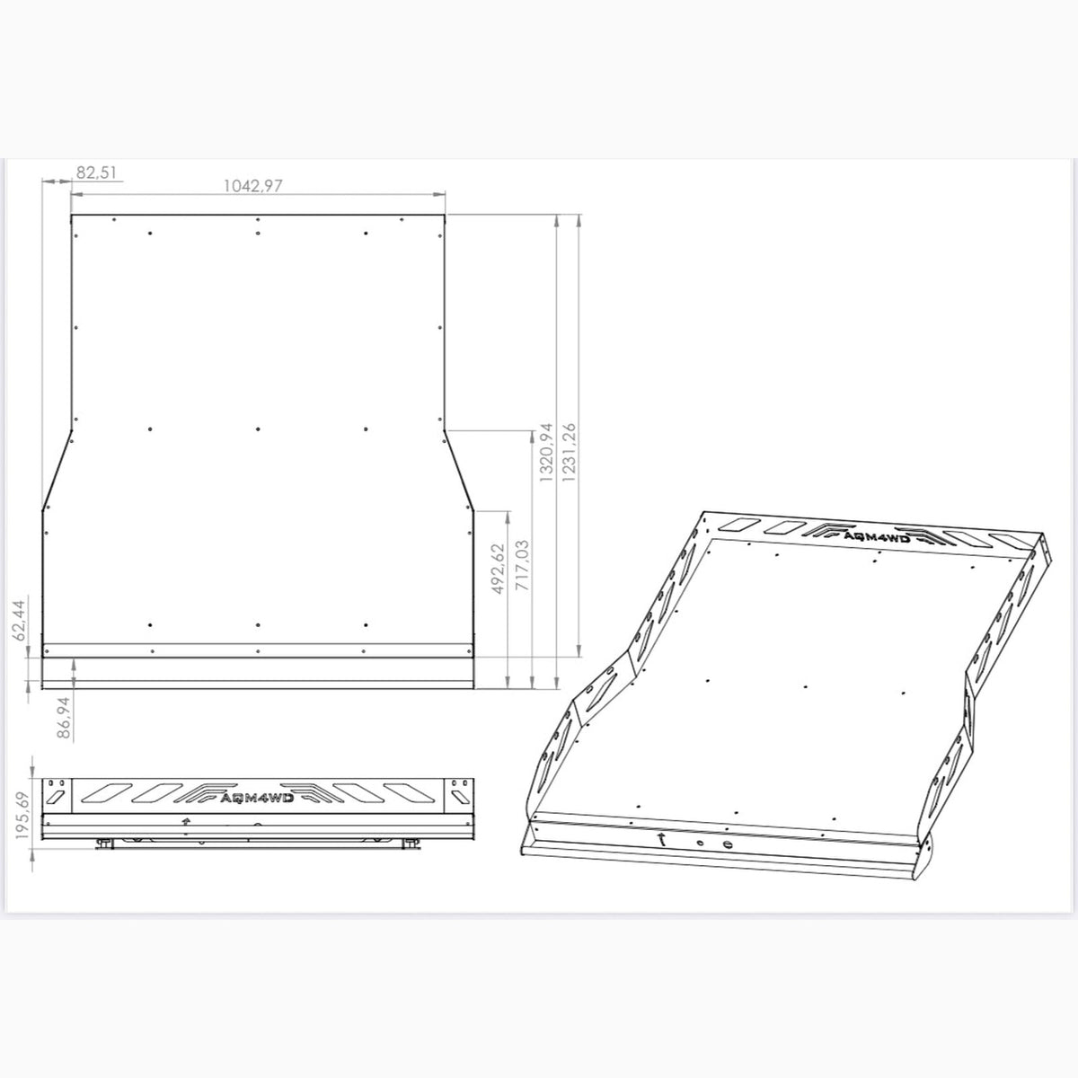 Plateau coulissant de benne Pickup-FRA – Ford Ranger & Raptor – vue 16