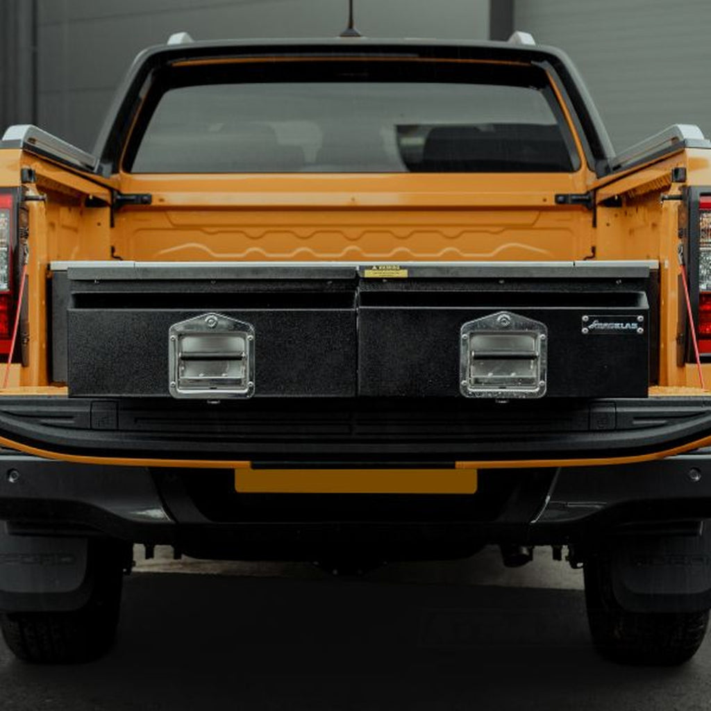 Plateau coulissant + double tiroirs Aeroklas – Ford Ranger T9 (2023+) double cabine – vue 3