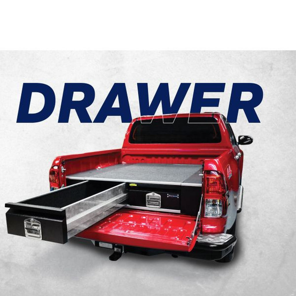 Plateau coulissant + double tiroirs Aeroklas – Ford Ranger T9 (2023+) double cabine – vue 4