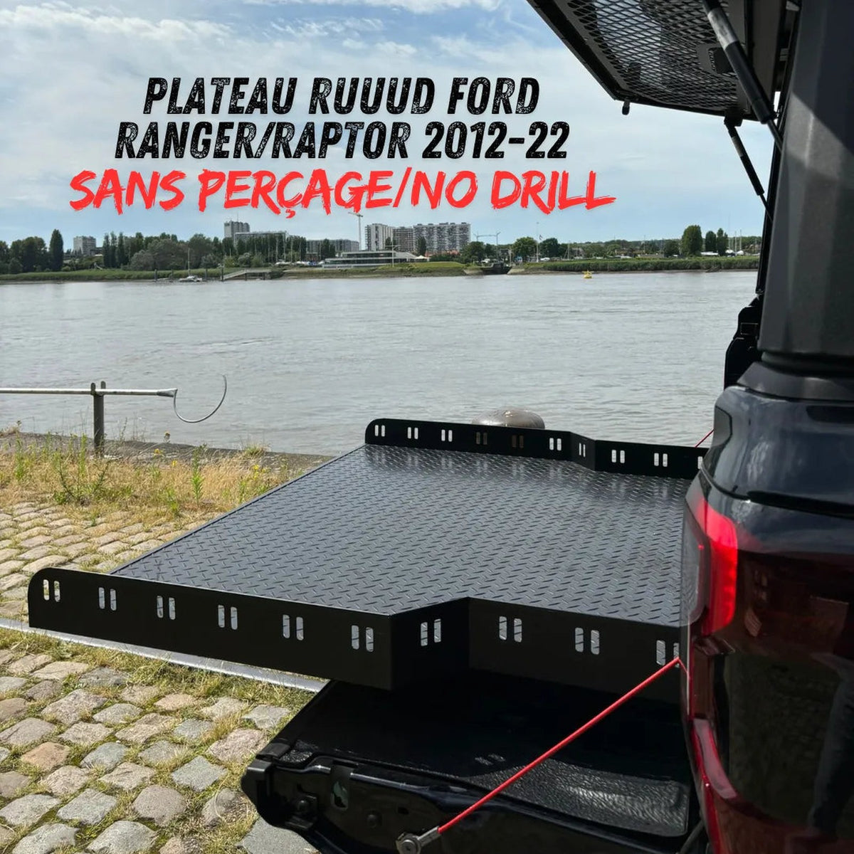 Plateau coulissant RUUUD sans perçage – Ford Ranger & Raptor – vue 6