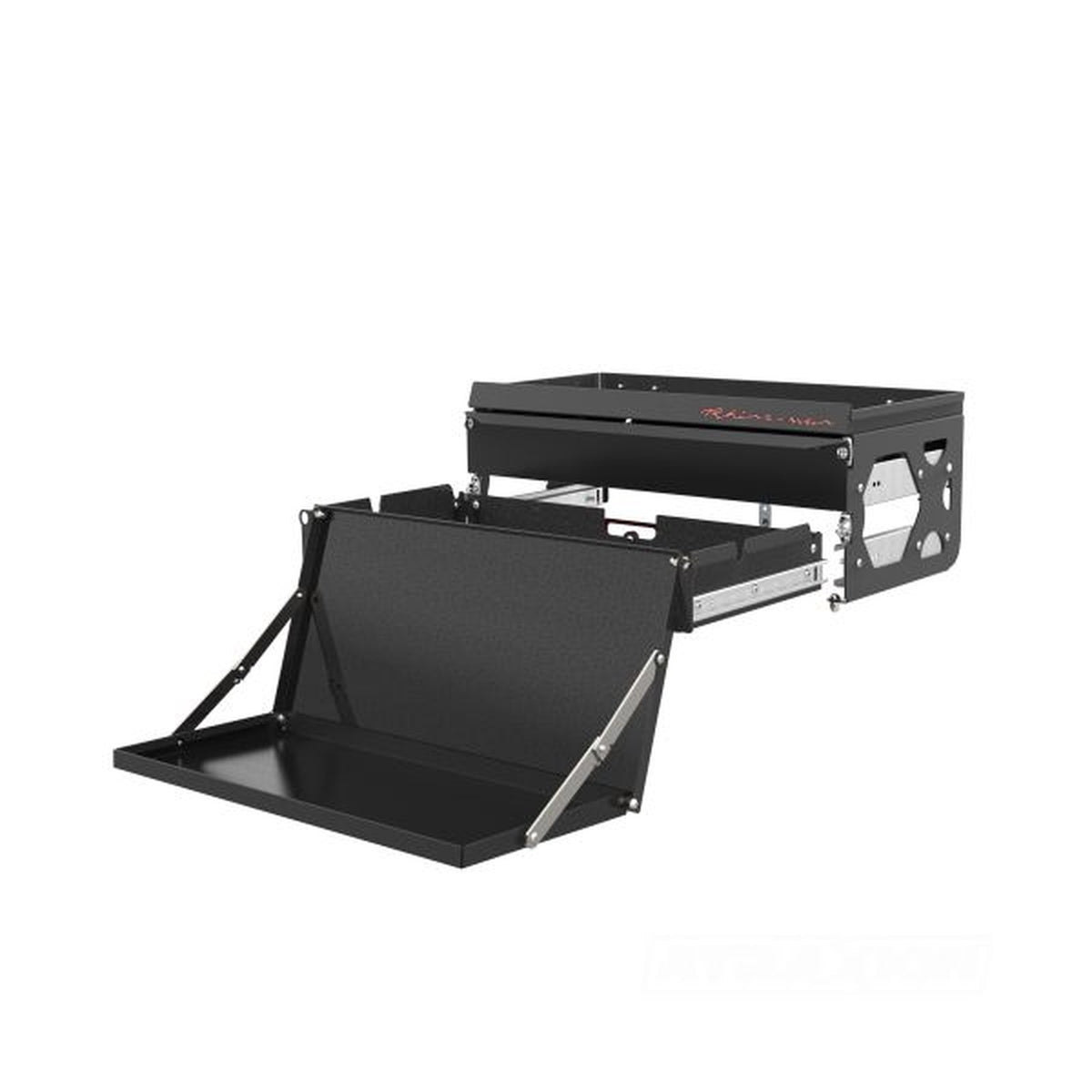 Plateau rabattable avec tiroir Rhinoman pour caisson Utility Unit XP / XT – vue 1