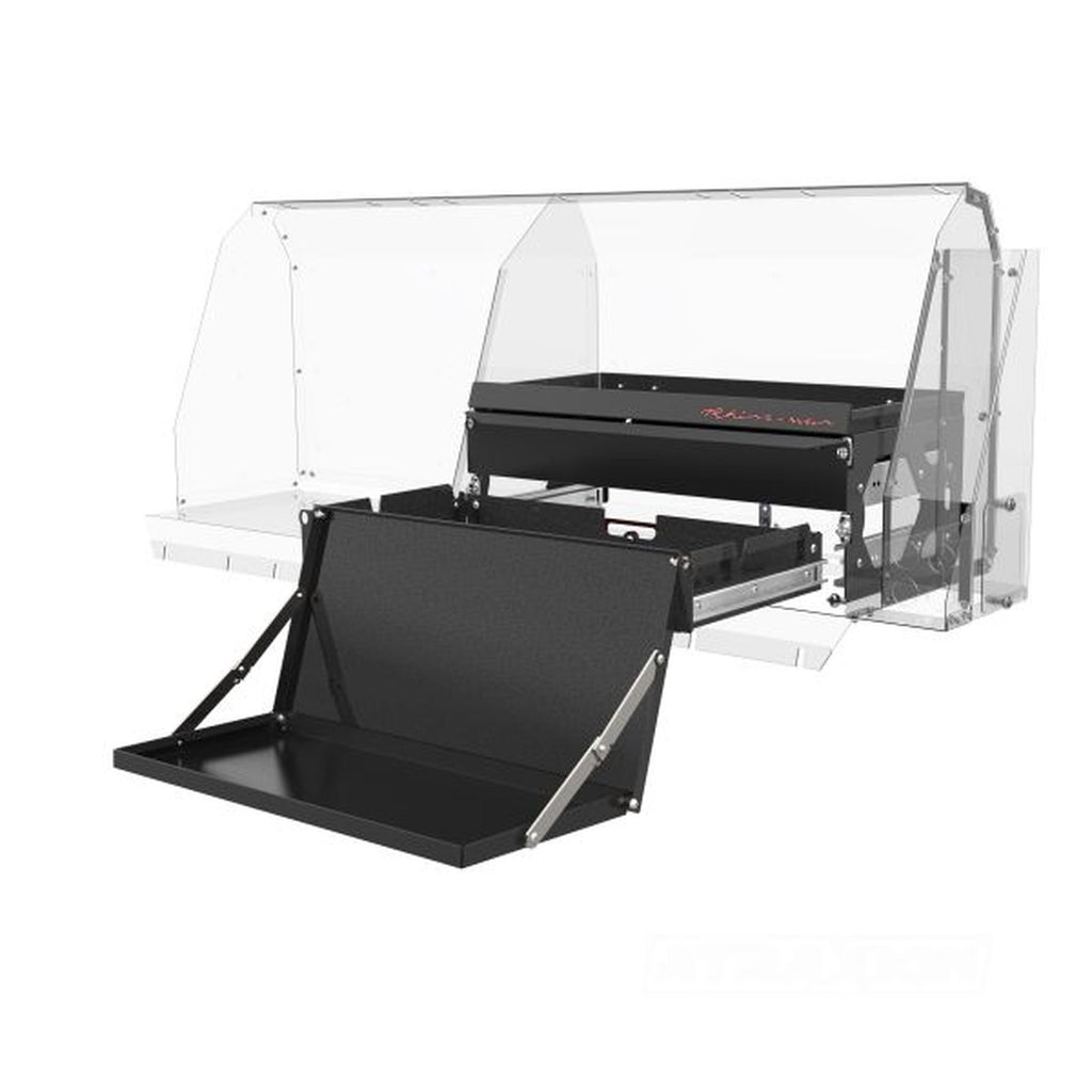Plateau rabattable avec tiroir Rhinoman pour caisson Utility Unit XP / XT – vue 2