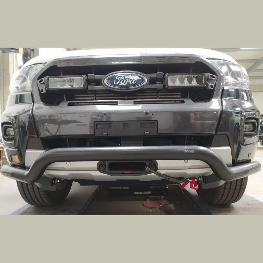 Platine de treuil pare-chocs origine avec radar adaptatif – Ford Ranger T7/T8 (2016-2023) – vue 1