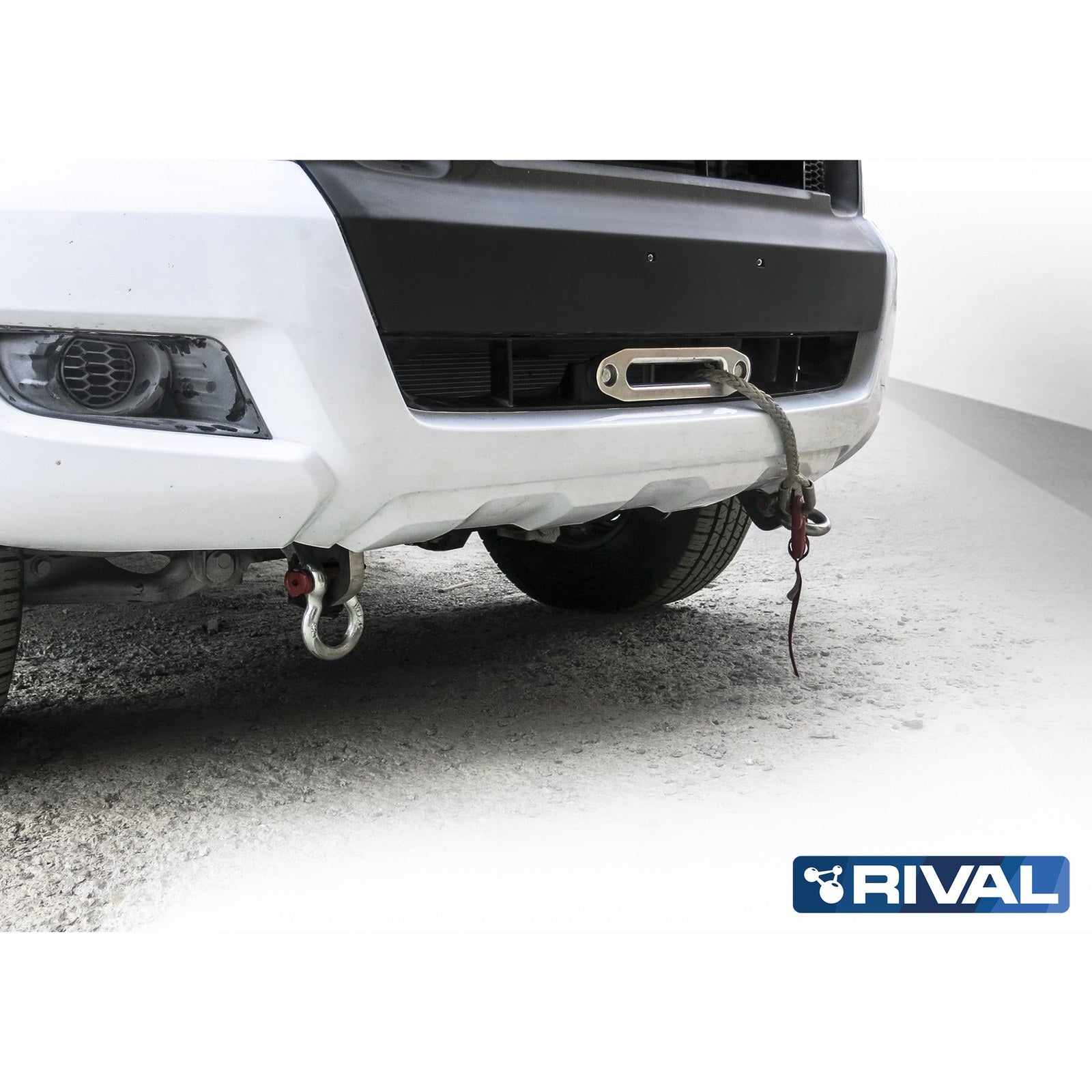Platine de treuil acier RIVAL – Ford Ranger T6/T7/T8/T9 (2012-2023+)