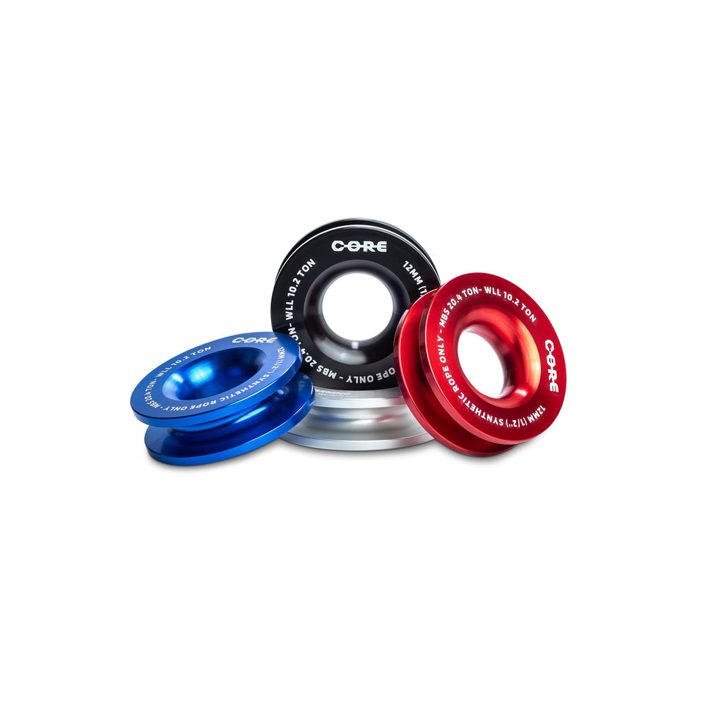 Poulie de renvoi corde synthétique Donut 98mm 20.4T Rouge CORE – Ford Ranger – vue 2
