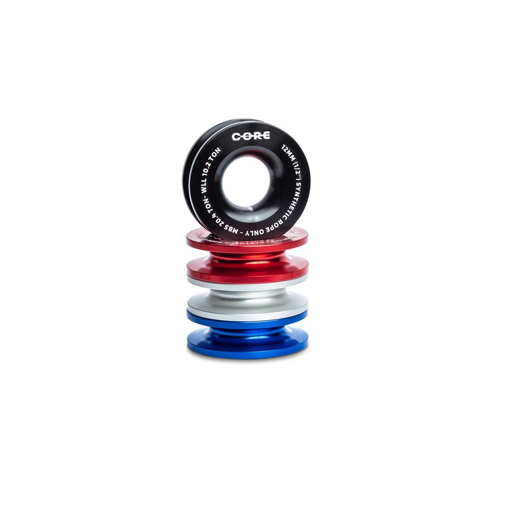 Poulie de renvoi corde synthétique 98mm CORE titane 20,4 T – Ford Ranger 4x4 – vue 3