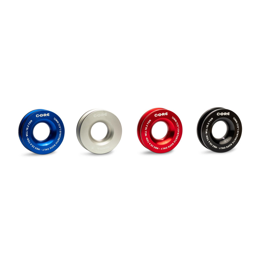 Poulie de renvoi corde synthétique 98mm CORE titane 20,4 T – Ford Ranger 4x4 – vue 4