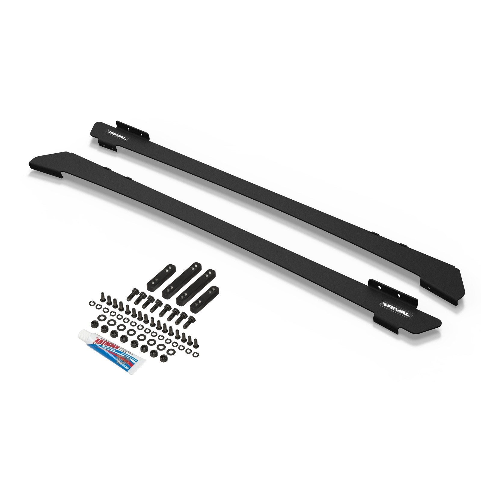 Rails de montage galerie aluminium RIVAL – Ford Ranger T6 à T8 (2012-2023)