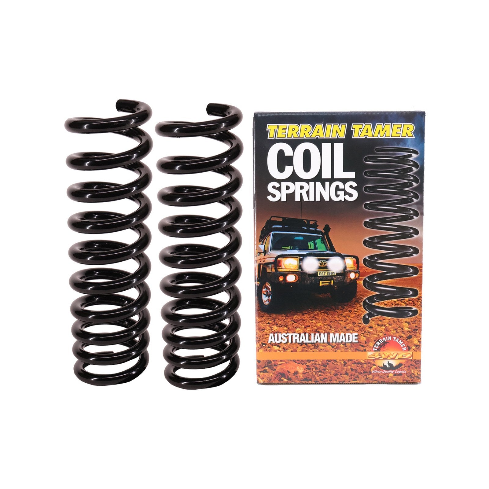 Ressorts a pas variable avant réhausse 40mm entre 50kg et 10 Terrain Tamer Ford Ranger