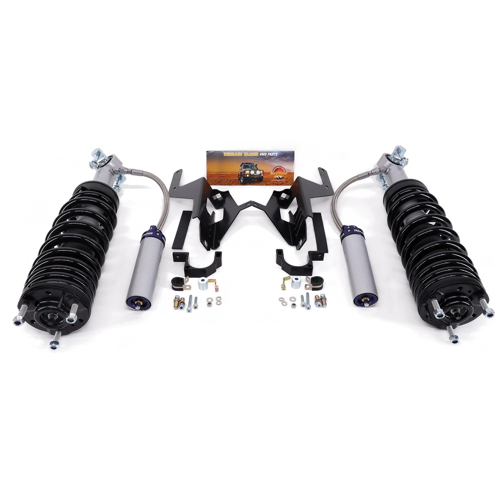 Ressorts/amortisseurs pro prémontés réhausse +40mm +150kg Terrain Tamer Ford Ranger