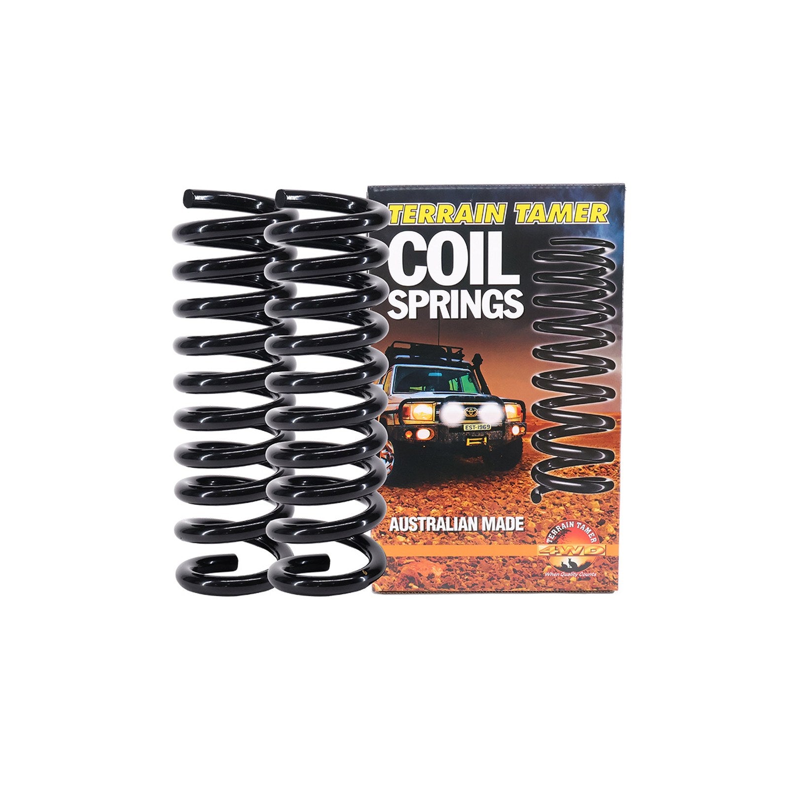 Ressorts avant réhausse 40mm jusqu'a 50kg px3 Terrain Tamer Ford Ranger