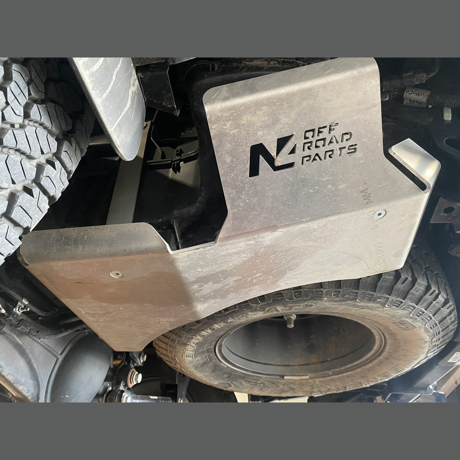 Ski de protection réservoir AdBlue alu 6mm N4-Offroad – Ford Ranger Raptor 2.0 TDCI (2019-2023) – vue 3