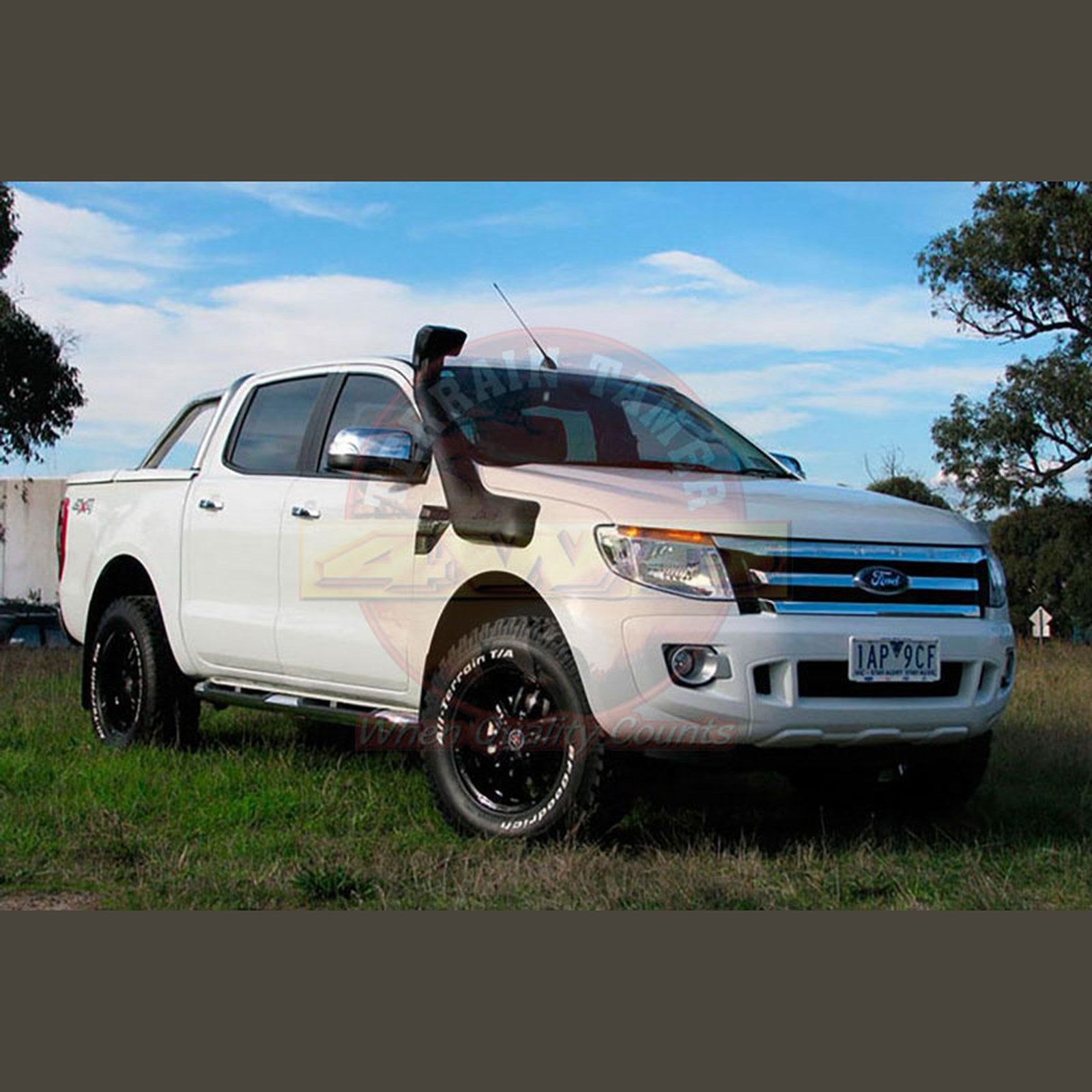 Snorkel Ford Ranger PX 2.2l & 3.2l TDCI diesel r/h/s mount Terrain Tamer