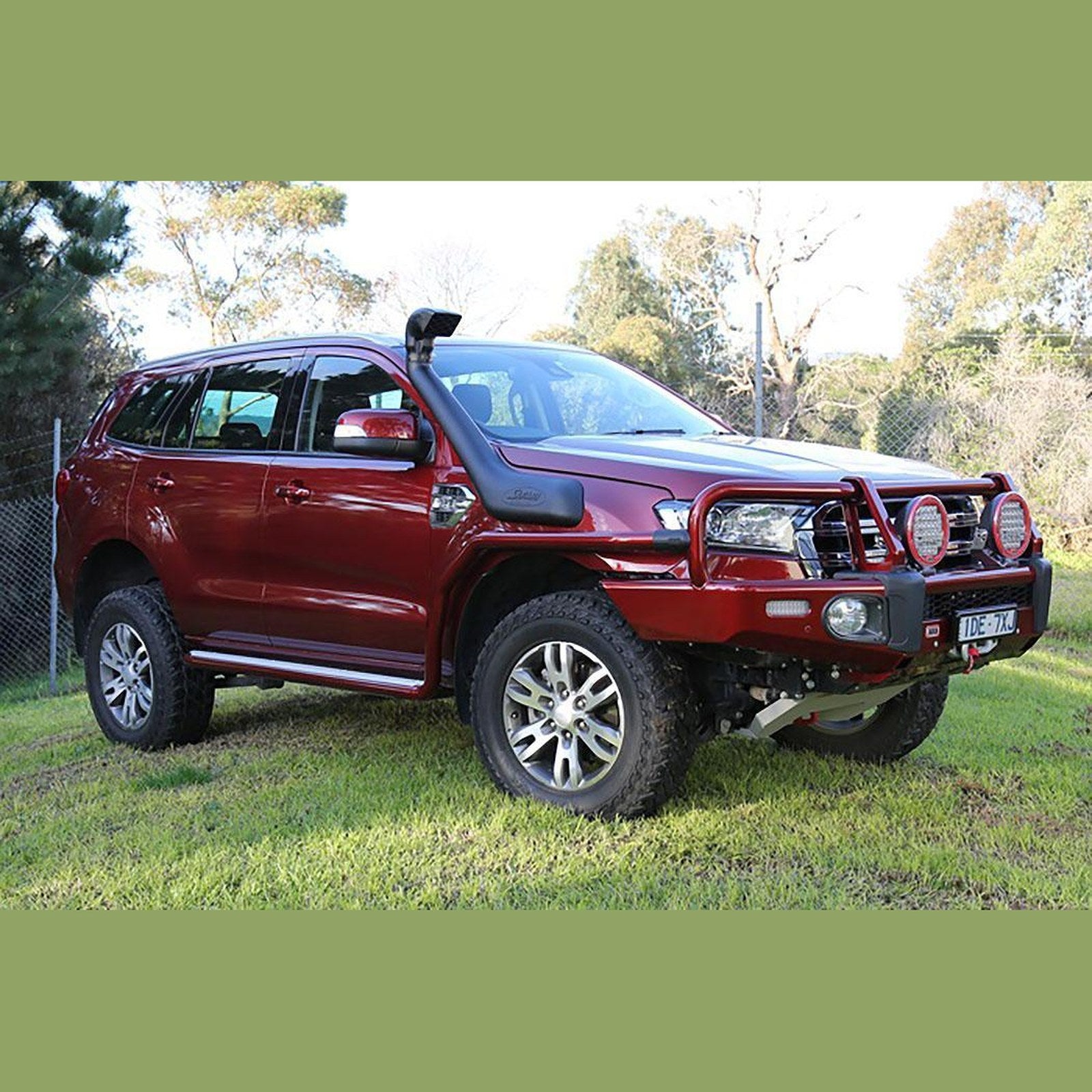 Snorkel Safari LLDPE noir – Ford Ranger T8 2.0L EcoBlue (2019-2023) – vue 2