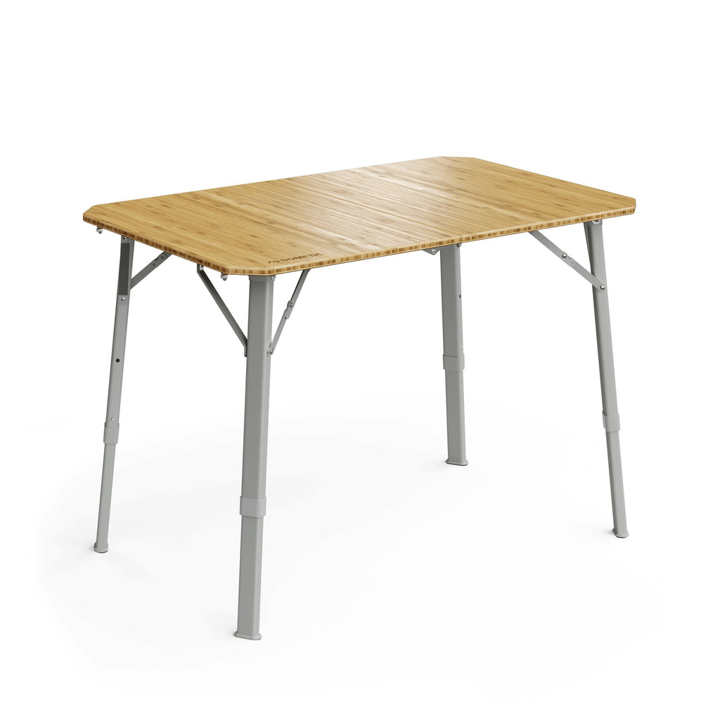 Table de camp pliante DOMETIC en bambou – Ford Ranger Camp & Bivouac – vue 1