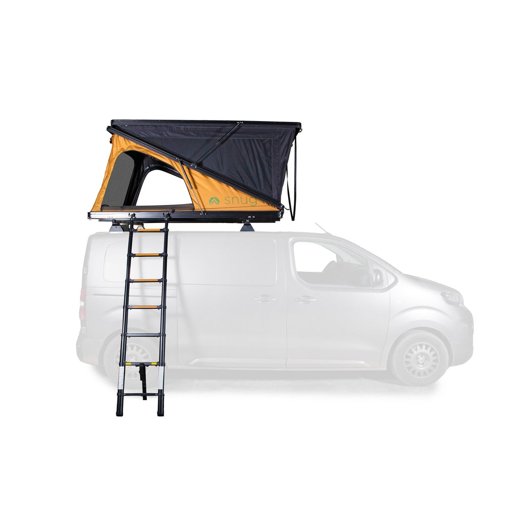 Tente de toit rigide SNUG Himalaya – châssis aluminium – Ford Ranger – vue 1