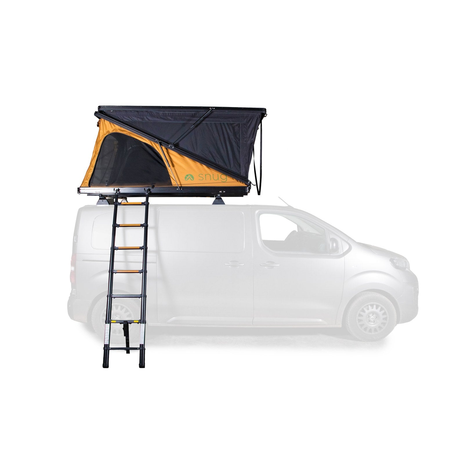 Tente de toit rigide SNUG Himalaya – châssis aluminium – Ford Ranger – vue 2
