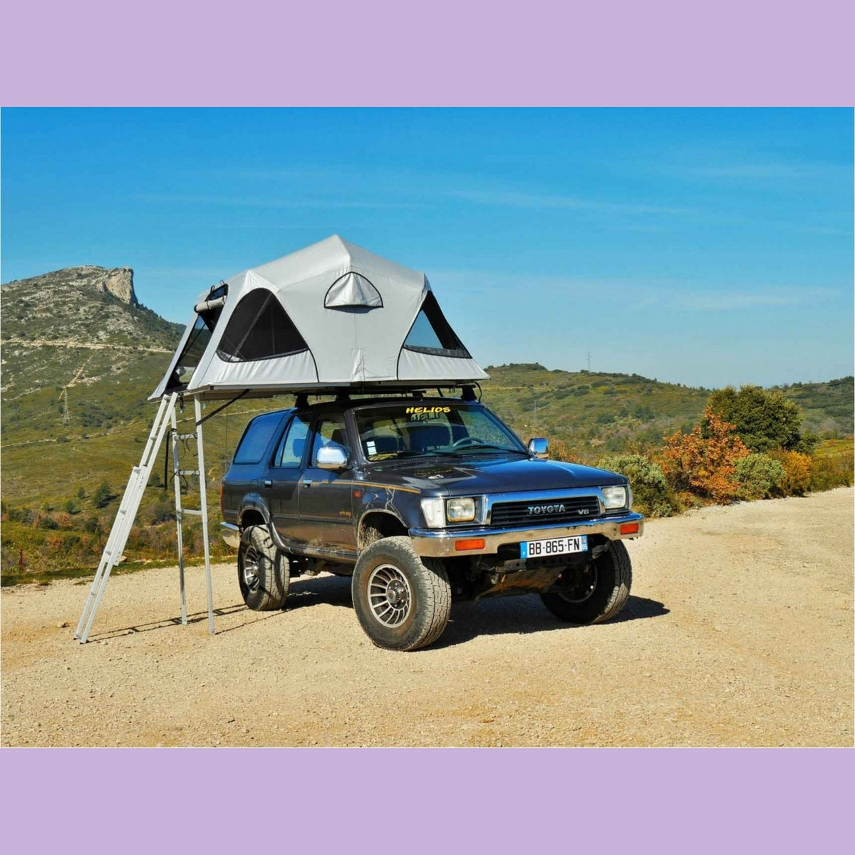 Tente de toit James Baroud Vision XL 180 structure aluminium – voiture, SUV & 4x4 – vue 11