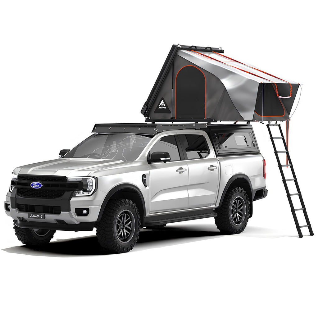 Tente de toit rigide Alu-Cab RT-2S noire 2 places – voiture, SUV & 4x4 – vue 1