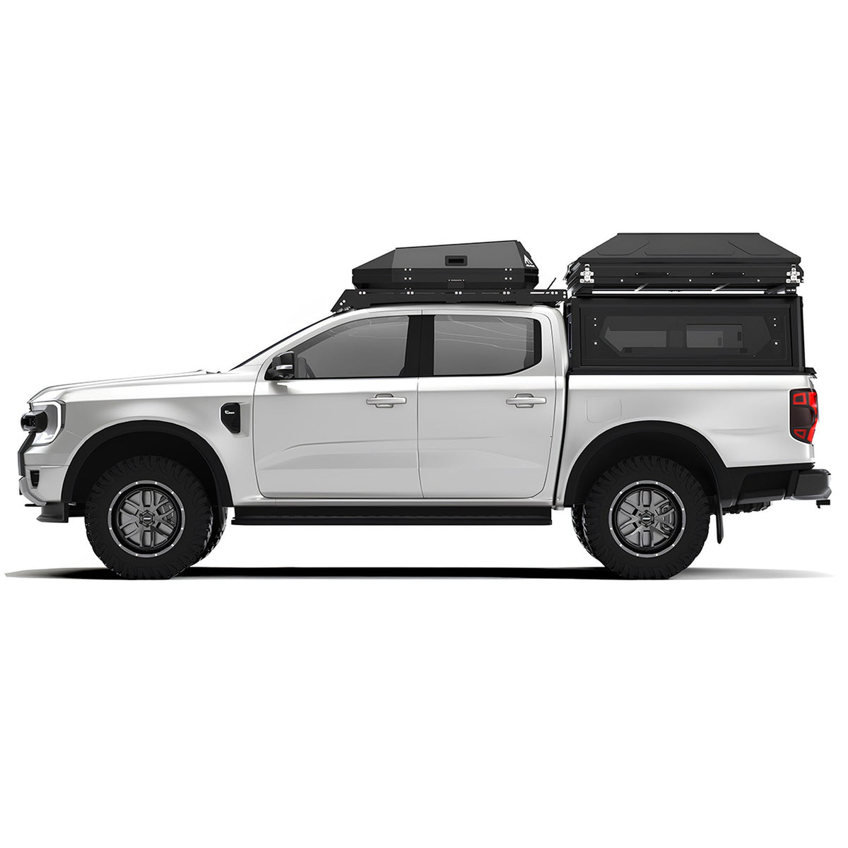 Tente de toit rigide Alu-Cab RT-2S noire 2 places – voiture, SUV & 4x4 – vue 8