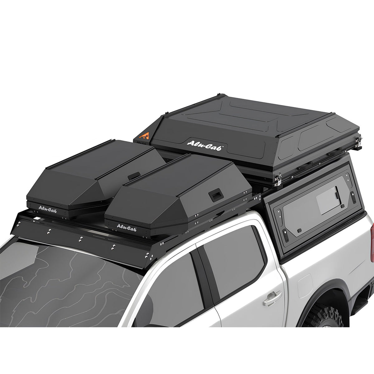 Tente de toit rigide Alu-Cab RT-2S noire 2 places – voiture, SUV & 4x4 – vue 9