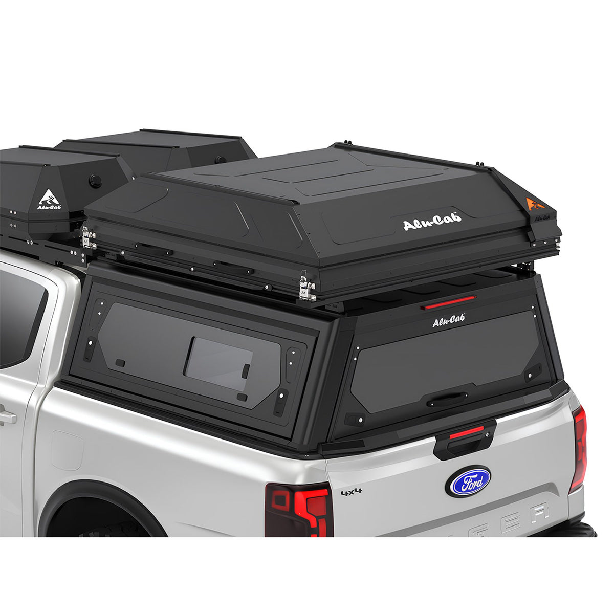 Tente de toit rigide Alu-Cab RT-2S noire 2 places – voiture, SUV & 4x4 – vue 10