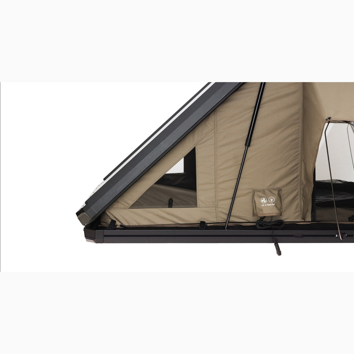 Tente de toit rigide aluminium Rhino-Rack Low Profile 2 places – voiture, SUV & 4x4 – vue 2