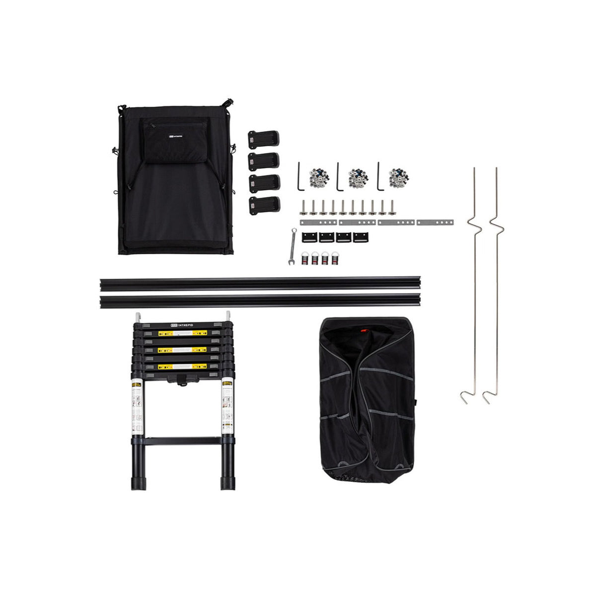 Tente de toit rigide ARB Intrepid Slimline 2 à 3 places – voiture, SUV & 4x4 – vue 45