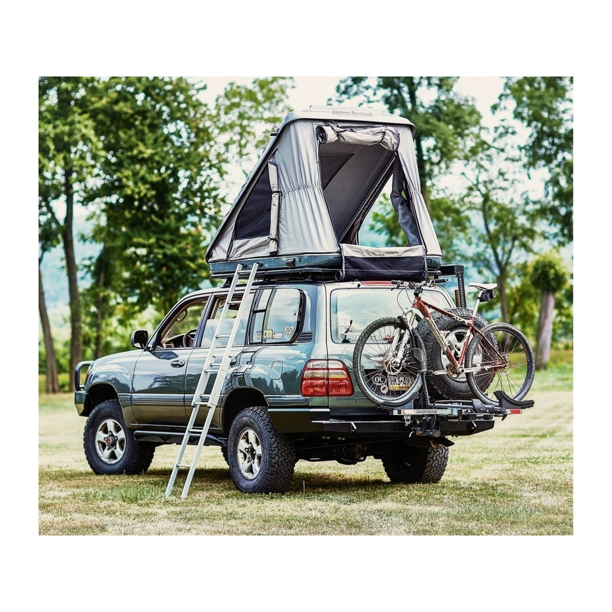Tente de toit rigide James Baroud Discovery EVO portefeuille – voiture, SUV & 4x4 – vue 8