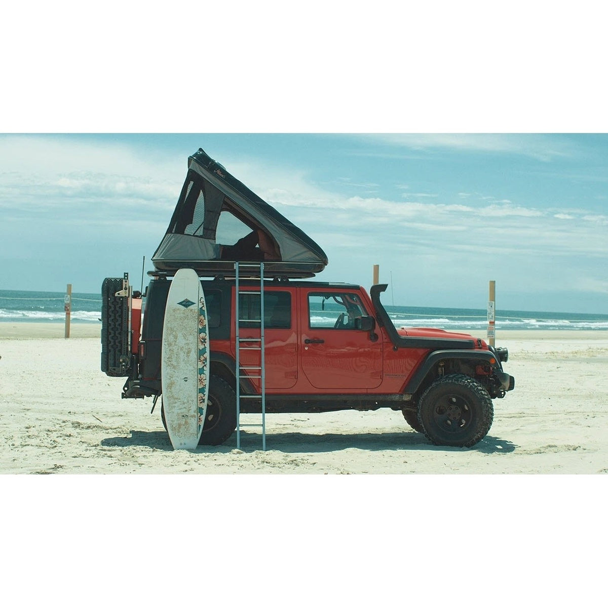 Tente de toit rigide James Baroud Discovery EVO portefeuille – voiture, SUV & 4x4 – vue 9