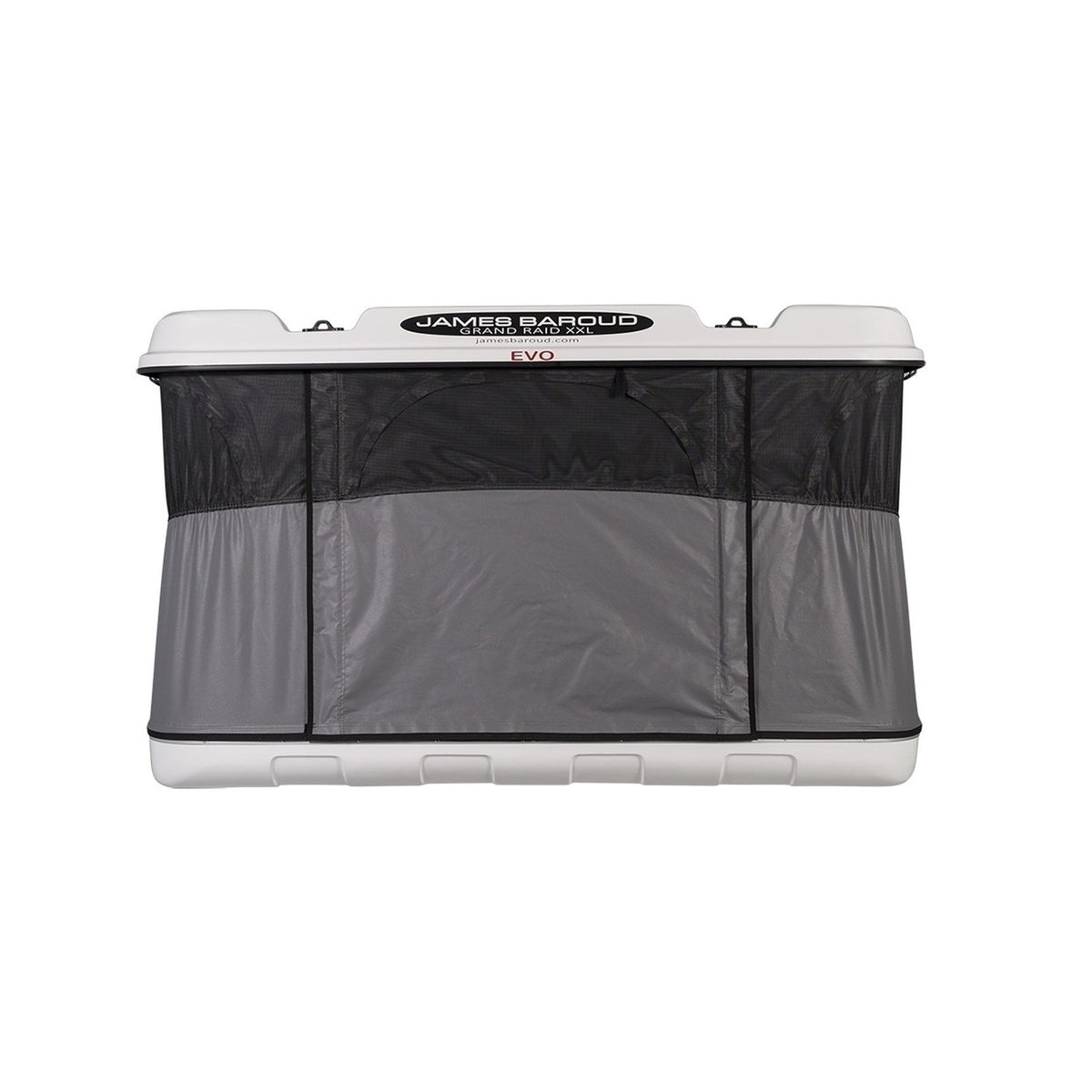 Tente de toit rigide James Baroud Grand Raid EVO avec porte-bagage – SUV & 4x4 – vue 4